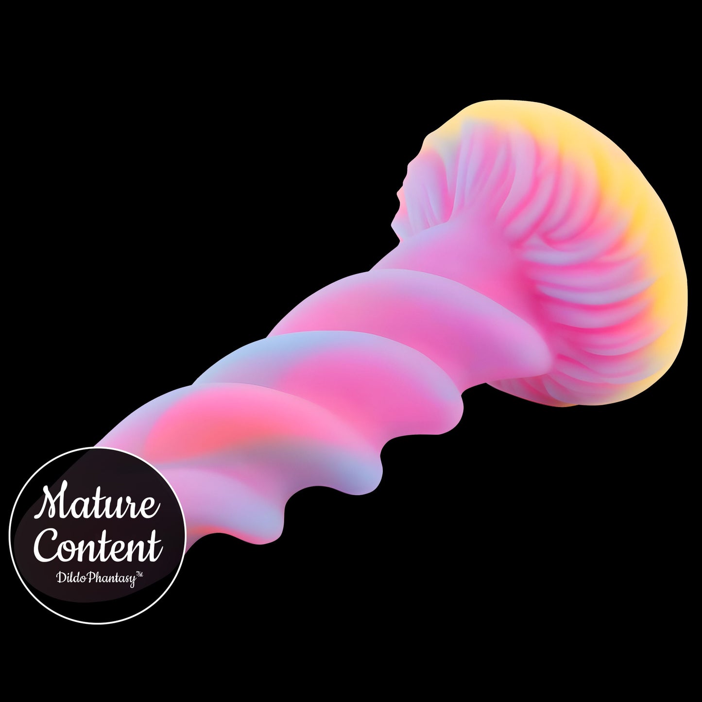 DildoPhantasy™ - GlowingSpiral - Bright Lumnicent fantasy dildo