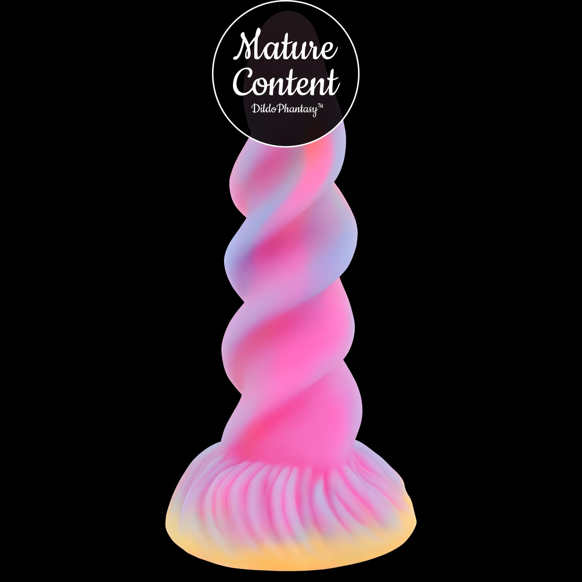 DildoPhantasy™ - GlowingSpiral - Bright Lumnicent fantasy dildo