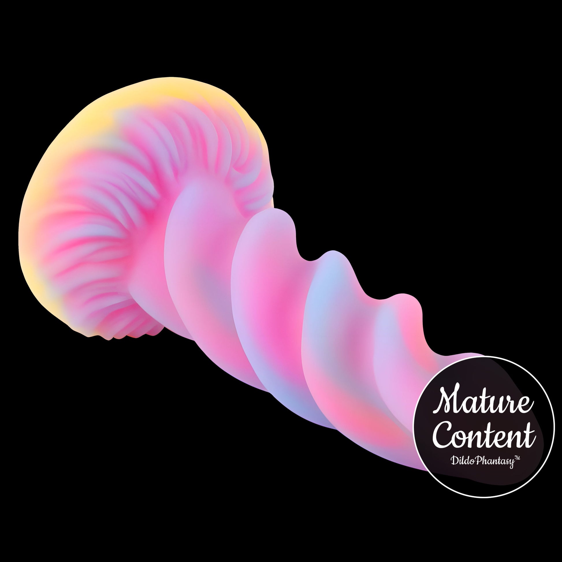 DildoPhantasy™ - GlowingSpiral - Bright Lumnicent fantasy dildo