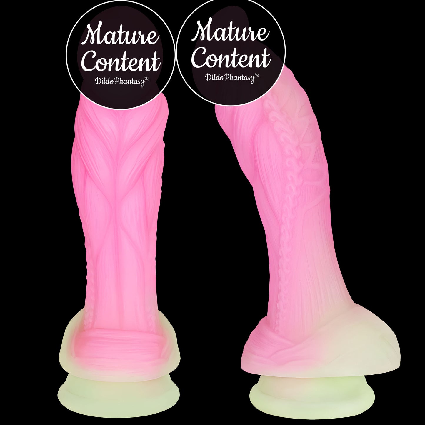 DildoPhantasy™ - PinkHydra - Vibrant Pink playful dildo