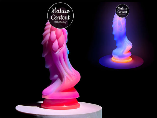 DildoPhantasy™ - AstroDragon - Vibrant Glowing in the Dark dragon dildo