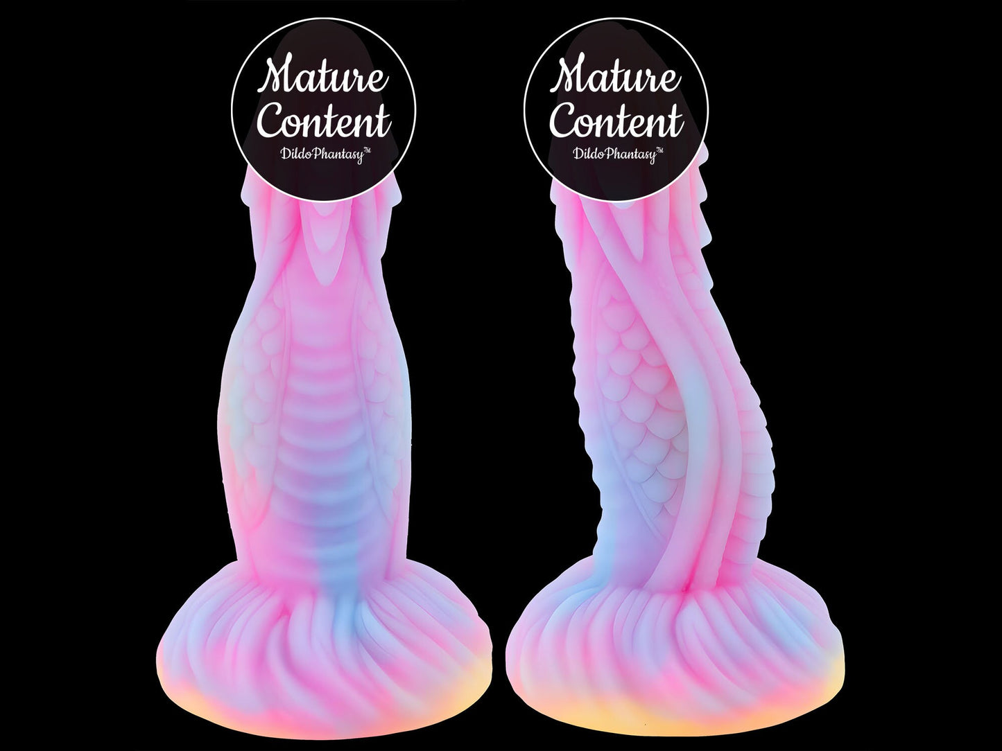 DildoPhantasy™ - GlowingHydra - Bright Lumnicent fantasy dildo