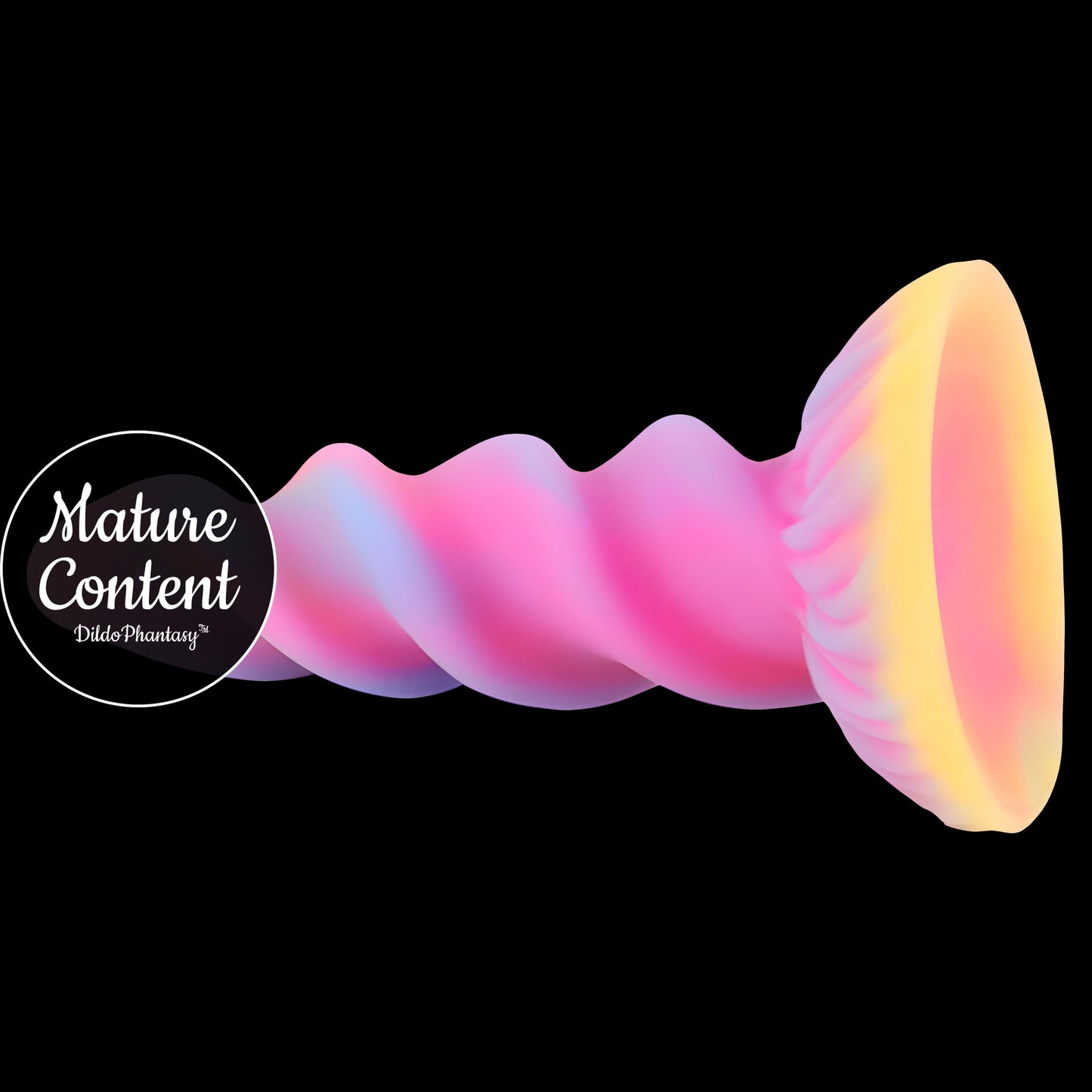 DildoPhantasy™ - GlowingSpiral - Bright Lumnicent fantasy dildo